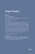 Cover-Bild zum Titel 'Hegel-Studien Band 33' von ''