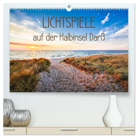 Lichtspiele auf der Halbinsel Darß (hochwertiger Premium Wandkalender 2024 DIN A2 quer), Kunstdruck in Hochglanz - Kathleen Bergmann