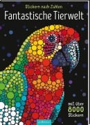 Cover-Bild zum Titel 'Stickern nach Zahlen - Fantastische Tierwelt' von ''