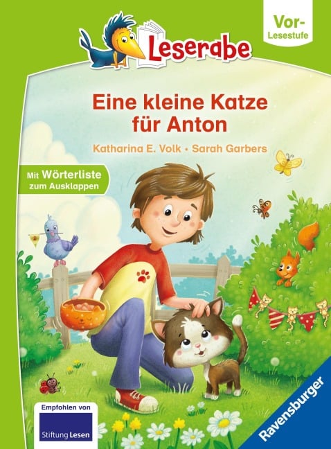 Leserabe Vor-Lesestufe - Eine kleine Katze für Anton - Katharina E. Volk