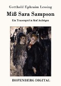 Cover-Bild zum Titel 'Miß Sara Sampson' von 'Gotthold Ephraim Lessing'