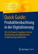 Cover-Bild zum Titel 'Quick Guide: Produktbeobachtung in der Digitalisierung' von 'Christian Piovano, Gerhard Wiebe, Carsten Schucht'