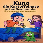 Cover-Bild zum Titel 'Kuno die Kartoffelnase und das Nasenmonster' von 'Frank Klußmann'