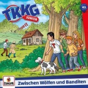 Cover-Bild zum Titel 'Folge 43: Zwischen Wölfen und Banditen' von 'TKKG Junior'