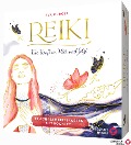 Cover-Bild zum Titel 'Reiki - Die Kraft im Hier und Jetzt: 32 Achtsamkeitskarten mit Goldfolie und Goldschnitt, Stülpdeckelschachtel mit Goldprägung und 144-seitiges Buch' von 'Eva Murges'