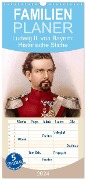 Familienplaner 2024 - Ludwig II. von Bayern: Historische Illustrationen und Stiche mit 5 Spalten (Wandkalender, 21 x 45 cm) CALVENDO - Calvendo Calvendo