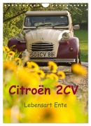 Cover-Bild zum Titel 'Citroën 2CV - Lebensart Ente (Wandkalender 2027 DIN A4 hoch), CALVENDO Monatskalender' von 'Meike Bölts'