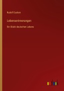 Cover-Bild zum Titel 'Lebenserinnerungen' von 'Rudolf Eucken'