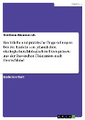 Rechtliche und praktische Fragestellungen bei der Einfuhr von pflanzlichen ökologischen/biologischen Erzeugnissen aus der Russischen Föderation nach Deutschland - Svetlana Abramovich