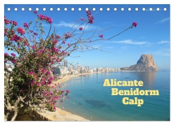 Cover-Bild zum Titel 'Alicante - Benidorm - Calp (Tischkalender 2026 DIN A5 quer), CALVENDO Monatskalender' von 'M. Gillner'