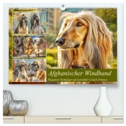 Cover-Bild zum Titel 'Afghanischer Windhund. Eleganter Sichtjäger und sensibler Couch-Potatoe (hochwertiger Premium Wandkalender 2026 DIN A2 quer), Kunstdruck in Hochglanz' von 'Rose Hurley'