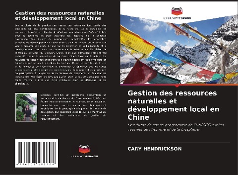 Gestion des ressources naturelles et développement local en Chine - Cary Hendrickson
