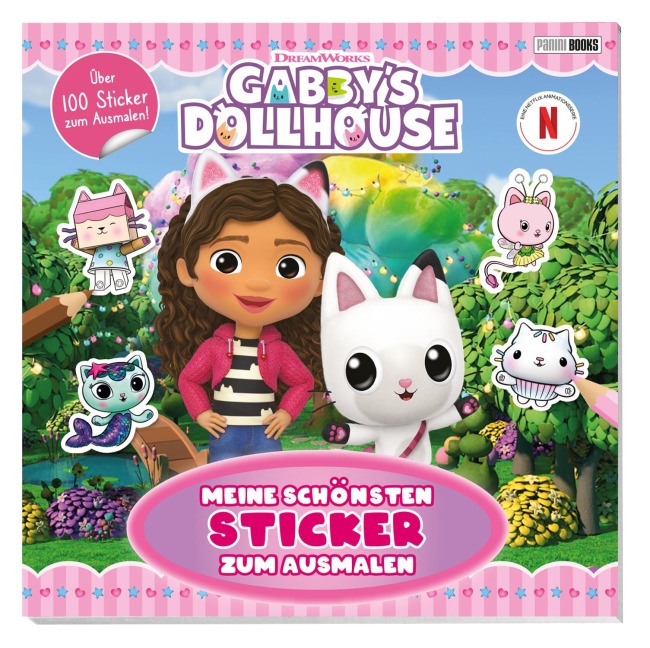 Gabby's Dollhouse: Meine schönsten Sticker zum Ausmalen - Panini
