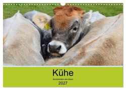 Cover-Bild zum Titel 'Kühe - Schönheiten der Alpen (Wandkalender 2027 DIN A3 quer), CALVENDO Monatskalender' von 'Sigena Semmling'