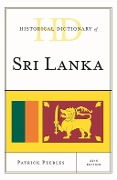 Cover-Bild zum Titel 'Historical Dictionary of Sri Lanka' von 'Patrick Peebles'