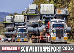 Cover-Bild zum Titel 'Schwertransporter Kalender 2026' von ''