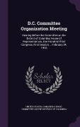 Cover-Bild zum Titel 'D.C. Committee Organization Meeting' von ''