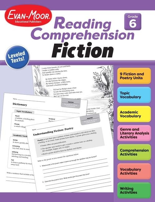 Reading Comprehension: Fiction, Grade 6 Teacher Resource - Evan-Moor Educational Publishers