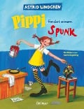 Cover-Bild zum Titel 'Pippi findet einen Spunk' von 'Astrid Lindgren'