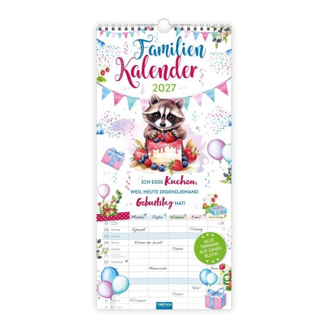 TRÖTSCH - Familienkalender Spruchreif 2027 - 