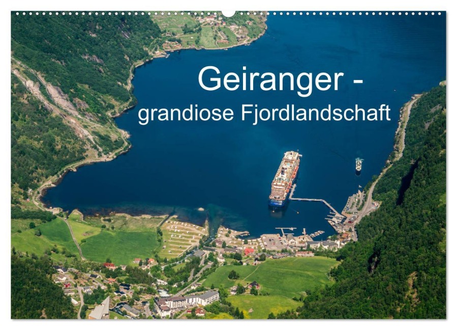 Geiranger - grandiose Fjordlandschaft (Wandkalender 2026 DIN A2 quer), CALVENDO Monatskalender - Bruno Pohl
