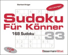 Cover-Bild zum Titel 'Sudoku für Könner 33 (5 Exemplare à 2,99 EUR)' von 'Eberhard Krüger'