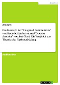 Cover-Bild zum Titel 'Das Konzept der "Imagined Communities" von Benedict Anderson und "Nuestra América" von José Martí. Ein Vergleich zur Theorie der Nationenbildung' von ''
