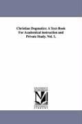 Cover-Bild zum Titel 'Christian Dogmatics' von 'Johannes Jacobus Van Oosterzee'