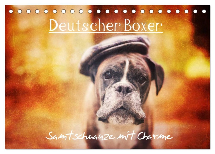 Deutscher Boxer (Tischkalender 2026 DIN A5 quer), CALVENDO Monatskalender - Kerstin Mielke