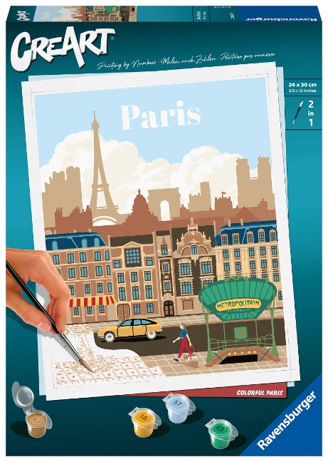 CreArt Citys - Farbenfrohes Paris - 