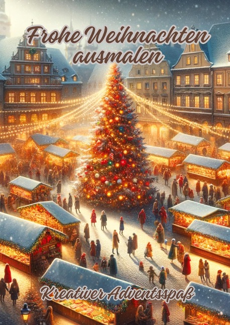 Frohe Weihnachten ausmalen - Diana Kluge