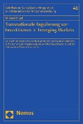 Cover-Bild zum Titel 'Transnationale Regulierung von Investitionen in Emerging Markets' von 'Michael Engel'