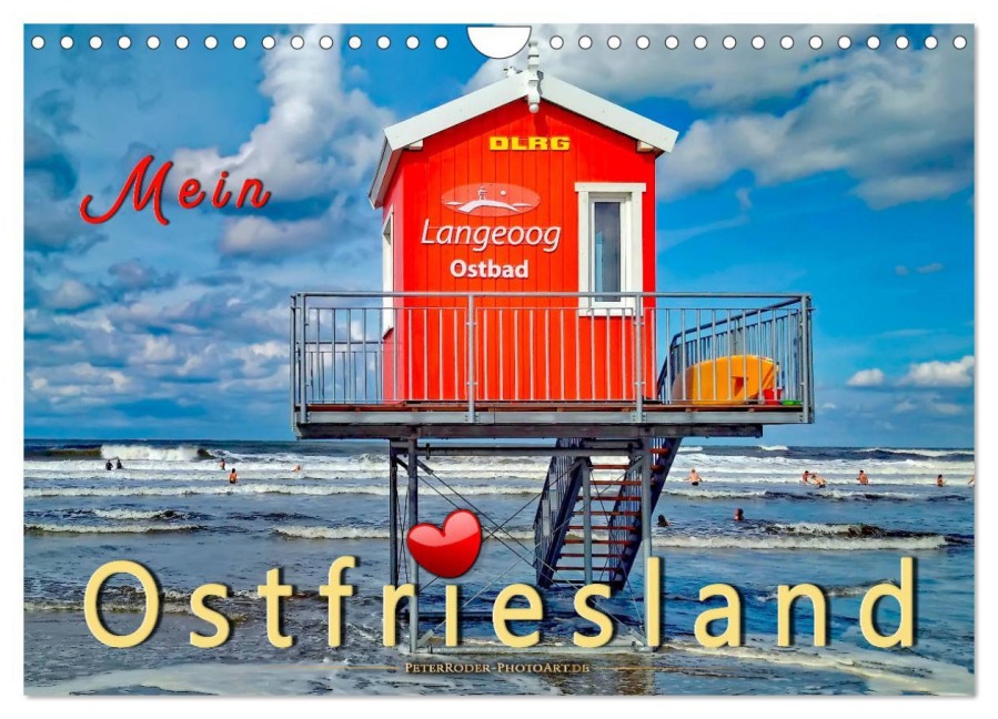Mein Ostfriesland (Wandkalender 2026 DIN A4 quer), CALVENDO Monatskalender - Peter Roder