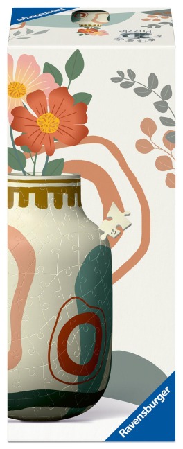 3D Puzzle Vase Organic Beige - 