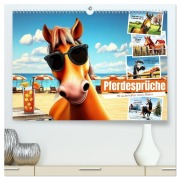 Cover-Bild zum Titel 'Pferdesprüche (hochwertiger Premium Wandkalender 2026 DIN A2 quer), Kunstdruck in Hochglanz' von 'Sabine Löwer'
