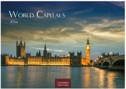 Cover-Bild zum Titel 'World Capitals Kalender 2026 - Wandkalender | Fotokalender Städte 35x50cm Großformat - mit den wichtigsten Hauptstädten weltweit.' von ''
