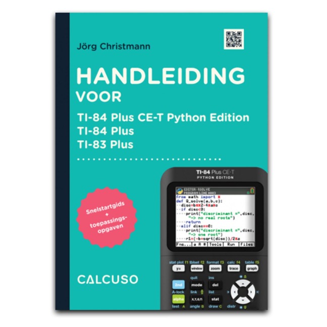 Handleiding voor TI 83/84/84 Plus CE-T Python Edition - 