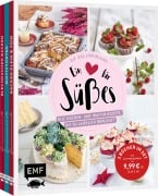 Cover-Bild zum Titel 'Ein Herz für Süßes' von 'Emma Friedrichs, Tamara Staab, Melanie Allhoff, Monique Ascanelli, Christine Kuhlmann'