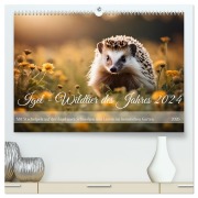 Cover-Bild zum Titel 'Igel - Wildtier des Jahres 2024 (hochwertiger Premium Wandkalender 2026 DIN A2 quer), Kunstdruck in Hochglanz' von 'Claudia Kleemann'