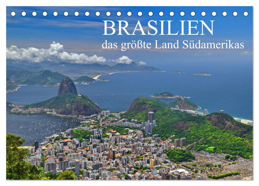 Brasilien - das größte Land Südamerikas (Tischkalender 2026 DIN A5 quer), CALVENDO Monatskalender - Fryc Janusz