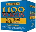 1100 Words You Need to Know Flashcards - Barron's Educational Series, Melvin Gordon, Murray Bromberg