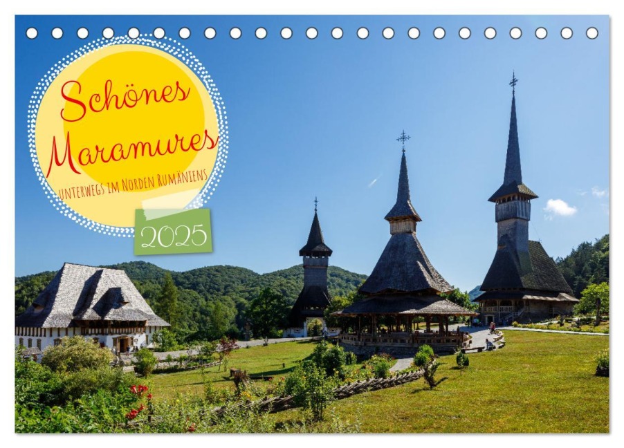 Schönes Maramures (Tischkalender 2025 DIN A5 quer), CALVENDO Monatskalender - Roland Brack