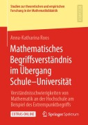 Cover-Bild zum Titel 'Mathematisches Begriffsverständnis im Übergang Schule-Universität' von 'Anna-Katharina Roos'