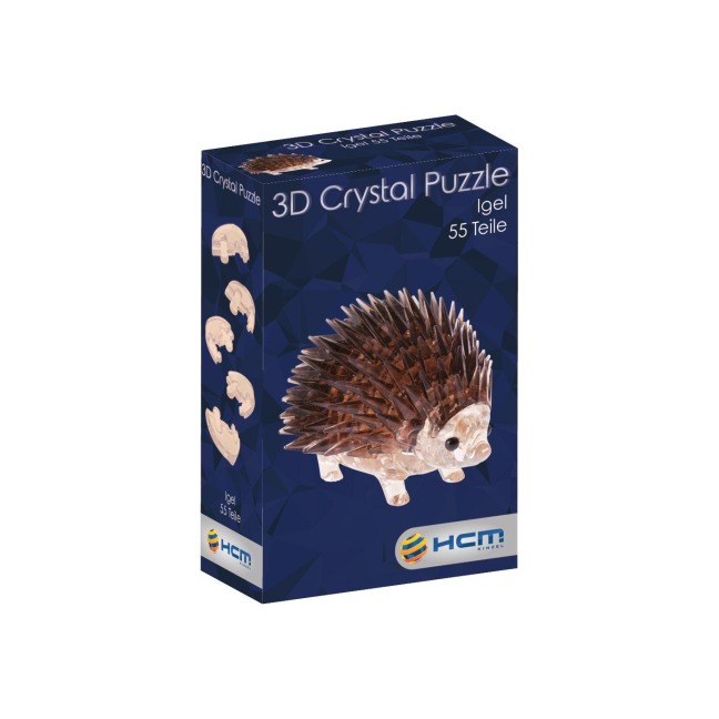 Crystal Puzzle - Igel - 55 Teile - 
