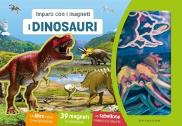 Cover-Bild zum Titel 'Dinosauri. Imparo con i magneti' von ''