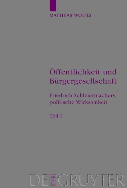 Öffentlichkeit und Bürgergesellschaft - Matthias Wolfes