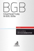 Cover-Bild zum Titel 'BGB Staatshaftung' von ''