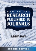 Cover-Bild zum Titel 'How to Get Research Published in Journals' von 'Abby Day'