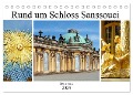 Rund um Schloss Sanssouci (Tischkalender 2024 DIN A5 quer), CALVENDO Monatskalender - Gisela Kruse