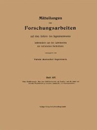 Modellversuche über den Schiffahrtsbetrieb auf Kanälen und die dabei auftretende Wechselwirkung zwischen Kanalschiff und Kanalquerschnitt - Hans Krey